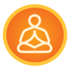 Meditaion button