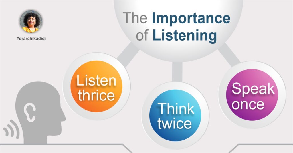 The Importance Of Listening Dr Archika Didi