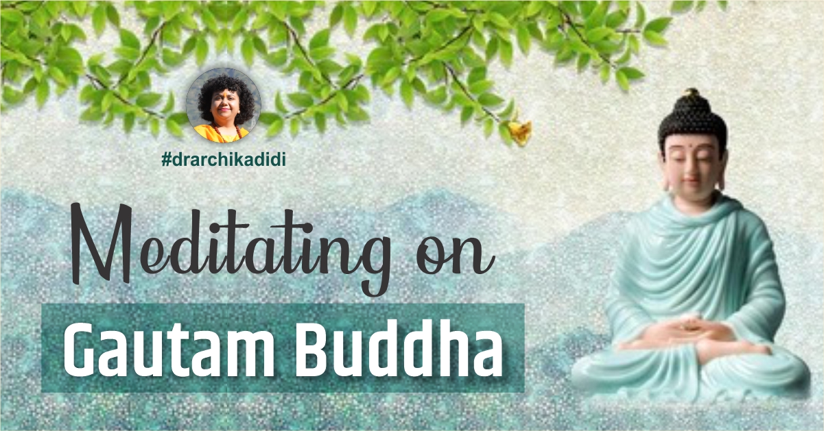Meditating on Gautam Buddha