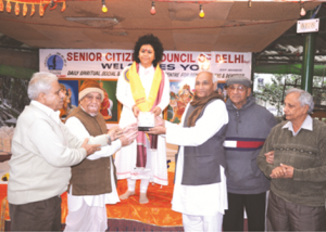 Dr. Archika Didi honoured by the "Senior Citizens Council Of Delhi" .